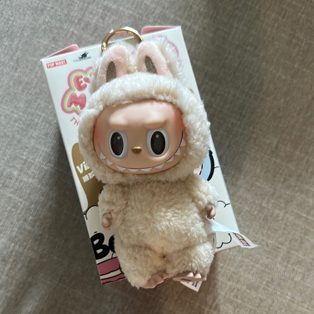 Cute Plush Bunny Keychain